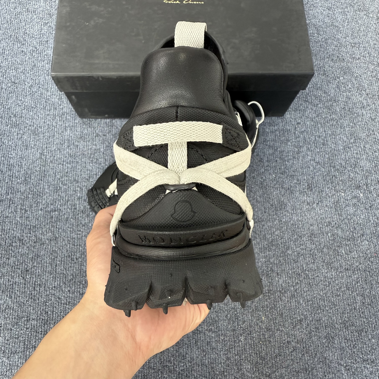 Rick Owens X Moncler Trailgrip Megalace Black Mu02d4m10m4321 999 (2) - www.newkick.vip Rick Owens X Moncler Trailgrip Megalace Black Mu02d4m10m4321 999 (2) - www.newkick.vip