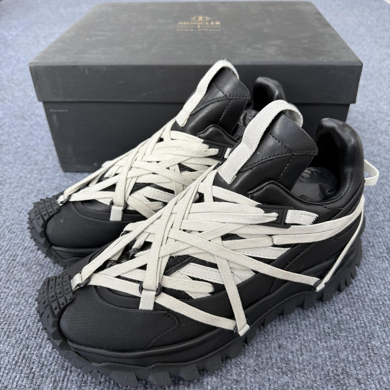 Rick Owens X Moncler Trailgrip Megalace Black Mu02d4m10m4321 999 (4) - www.newkick.vip Rick Owens X Moncler Trailgrip Megalace Black Mu02d4m10m4321 999 (4) - www.newkick.vip