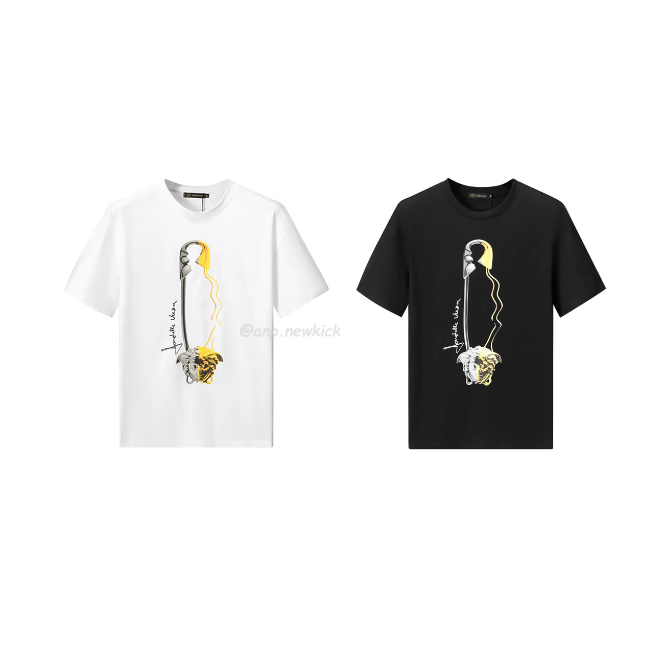 Versace Pattern Medusa Logo Printed Cotton T Shirt (1) - www.newkick.org Versace Pattern Medusa Logo Printed Cotton T Shirt (1) - www.newkick.org