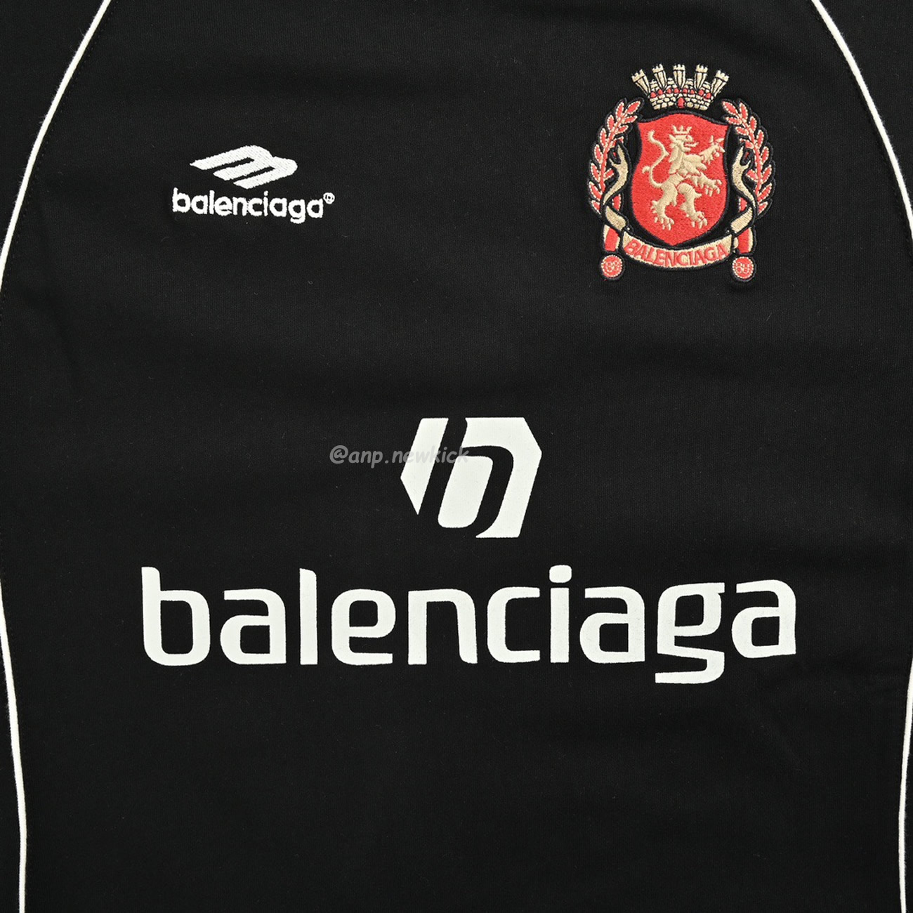 Balenciaga Black Soccer Long Sleeve Jersey T Shirt (6) - www.newkick.org Balenciaga Black Soccer Long Sleeve Jersey T Shirt (6) - www.newkick.org