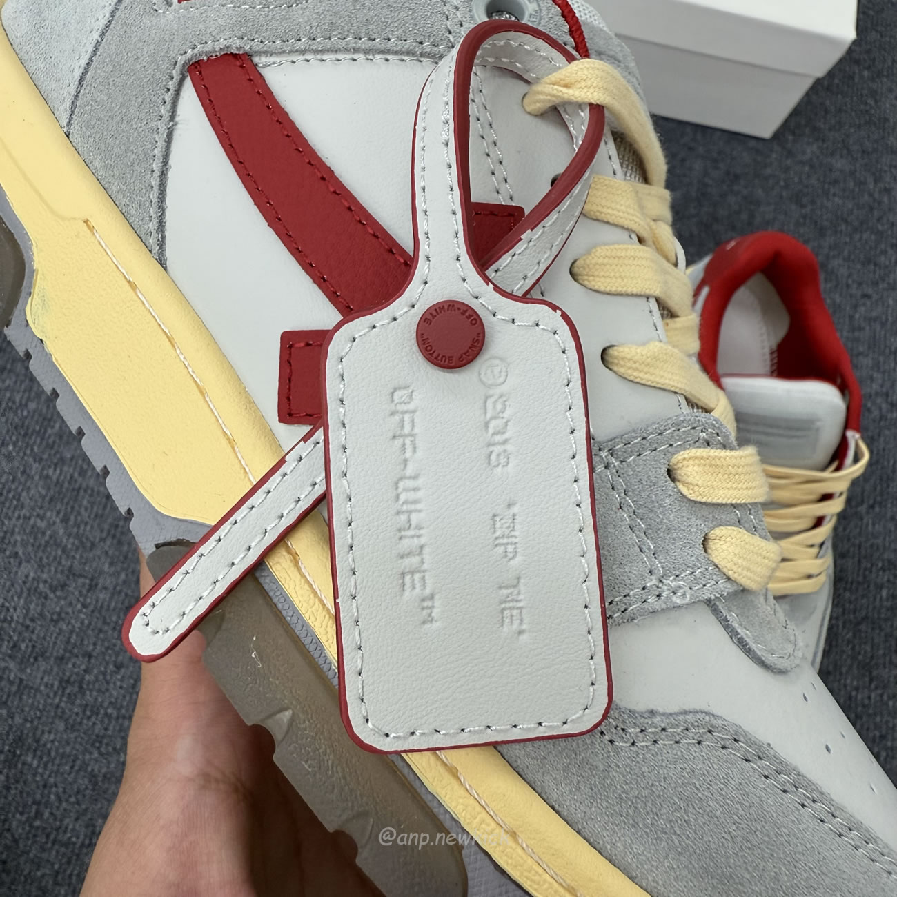 Off White Out Of Office Ooo Low Tops Light Grey Red Omia189s24lea0110525 (12) - www.newkick.org Off White Out Of Office Ooo Low Tops Light Grey Red Omia189s24lea0110525 (12) - www.newkick.org
