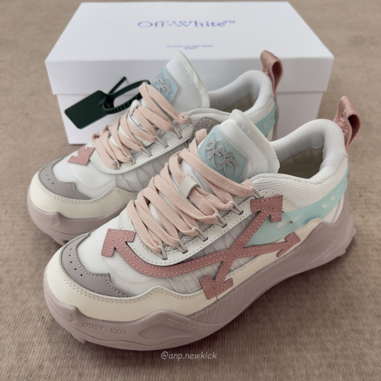Off White Odsy 1000 Grey Powder Pink Womens Owia180s23fab0010534 (10) - www.newkick.org