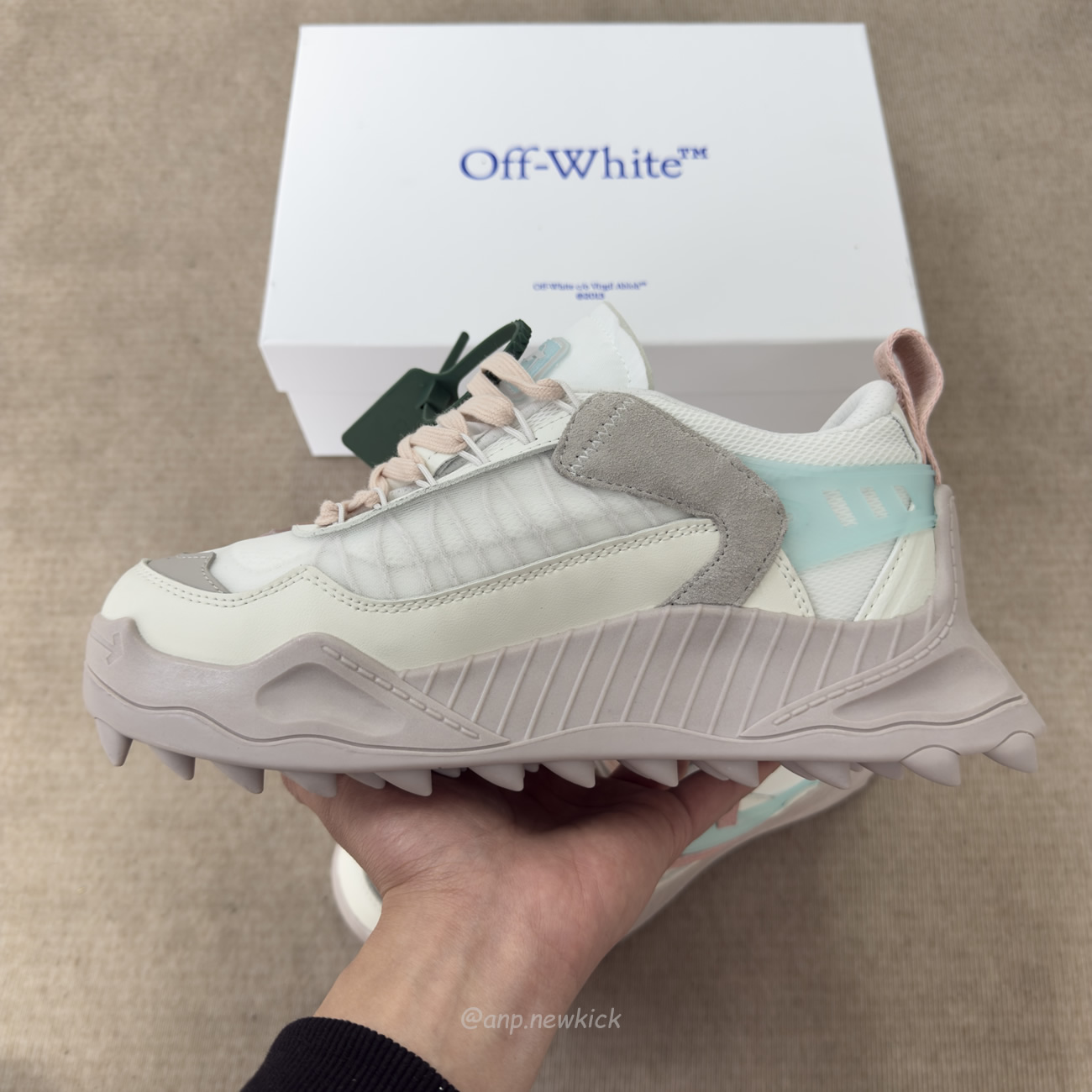 Off White Odsy 1000 Grey Powder Pink Womens Owia180s23fab0010534 (4) - www.newkick.org