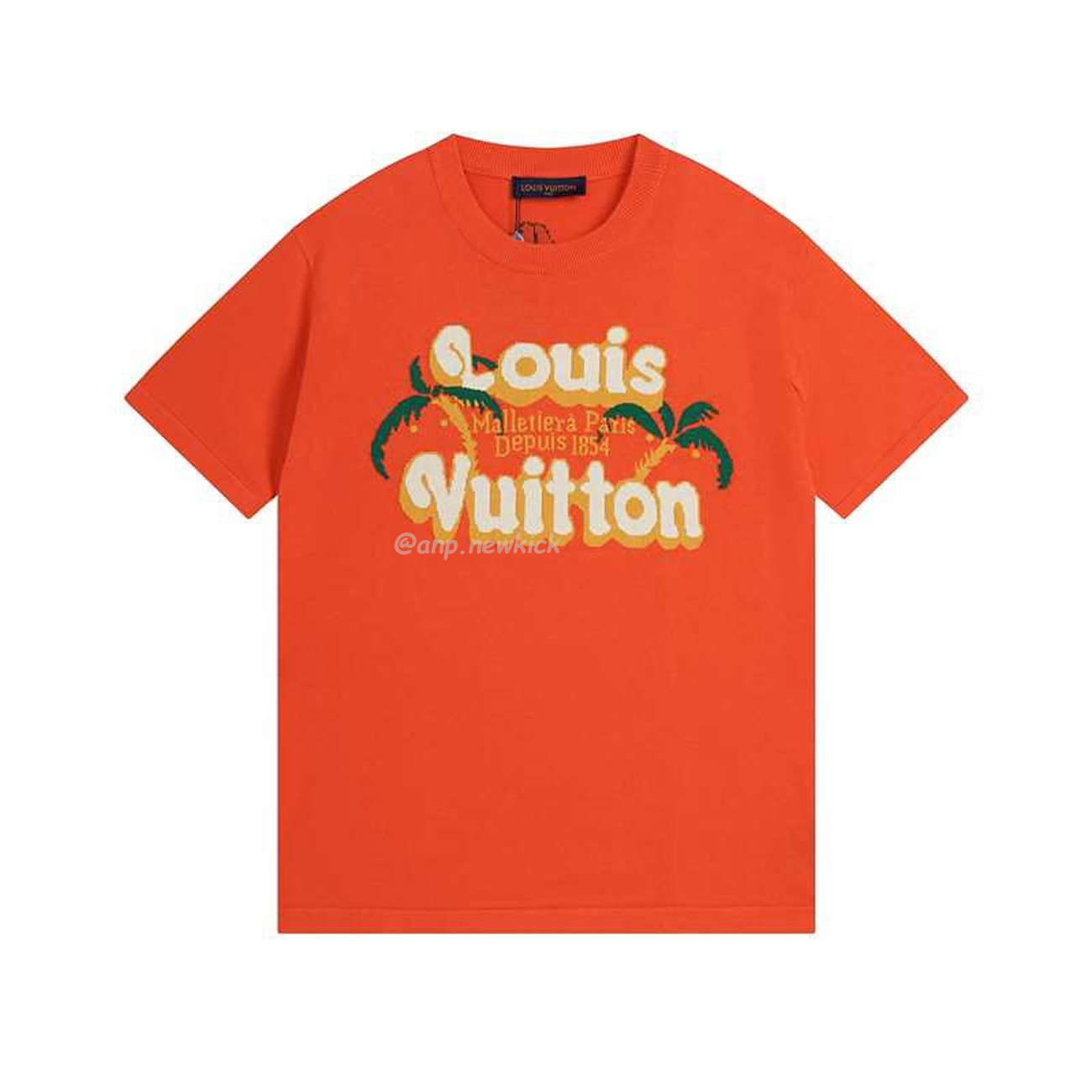 Louis Vuitton Short Sleeved Cotton Crewneck Orange Fw24 (1) - www.newkick.org Louis Vuitton Short Sleeved Cotton Crewneck Orange Fw24 (1) - www.newkick.org