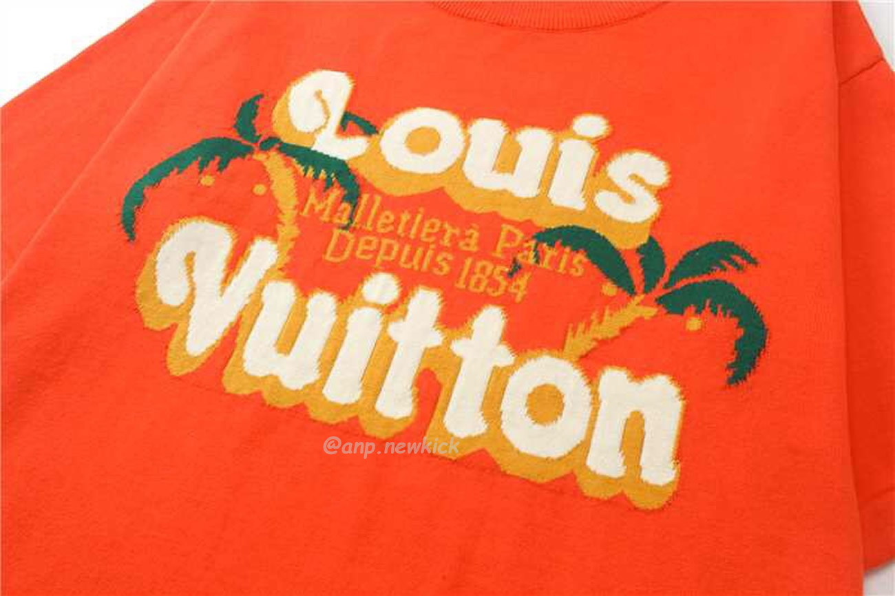 Louis Vuitton Short Sleeved Cotton Crewneck Orange Fw24 (2) - www.newkick.org Louis Vuitton Short Sleeved Cotton Crewneck Orange Fw24 (2) - www.newkick.org
