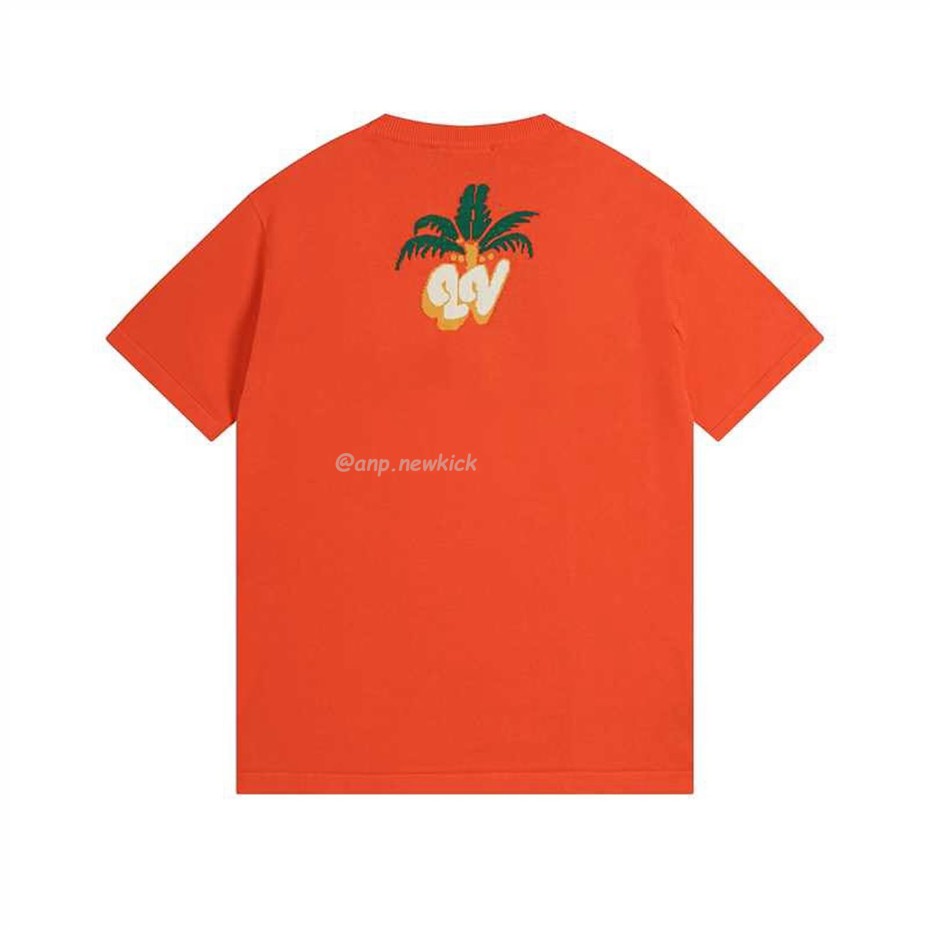 Louis Vuitton Short Sleeved Cotton Crewneck Orange Fw24 (3) - www.newkick.org Louis Vuitton Short Sleeved Cotton Crewneck Orange Fw24 (3) - www.newkick.org