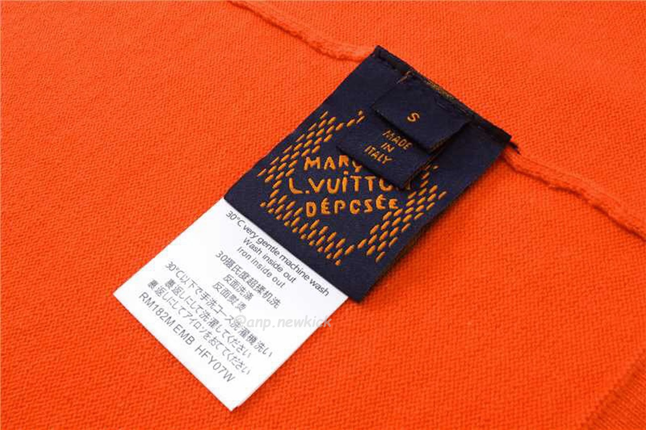 Louis Vuitton Short Sleeved Cotton Crewneck Orange Fw24 (5) - www.newkick.org Louis Vuitton Short Sleeved Cotton Crewneck Orange Fw24 (5) - www.newkick.org