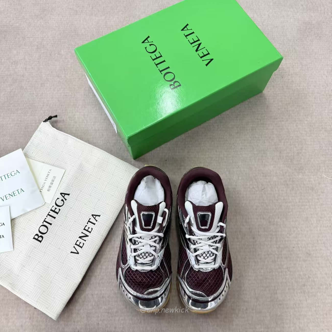 Bottega Veneta Orbit Barolo Silver Low Top Sneakers (4) - www.newkick.org Bottega Veneta Orbit Barolo Silver Low Top Sneakers (4) - www.newkick.org