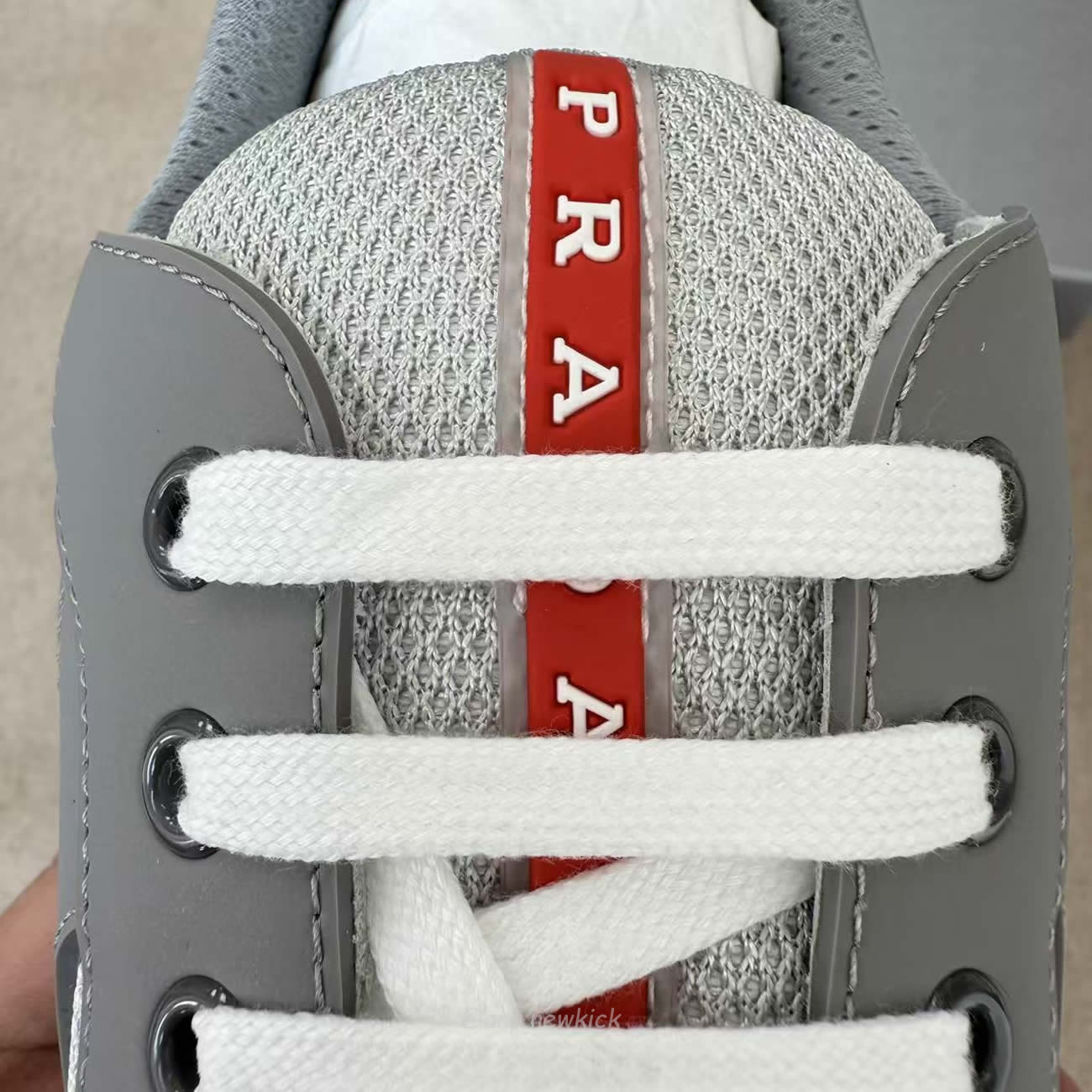 Prada Logo Lacing Low Cut Sneakers In Gray Steel Sneakers (6) - www.newkick.vip Prada Logo Lacing Low Cut Sneakers In Gray Steel Sneakers (6) - www.newkick.vip