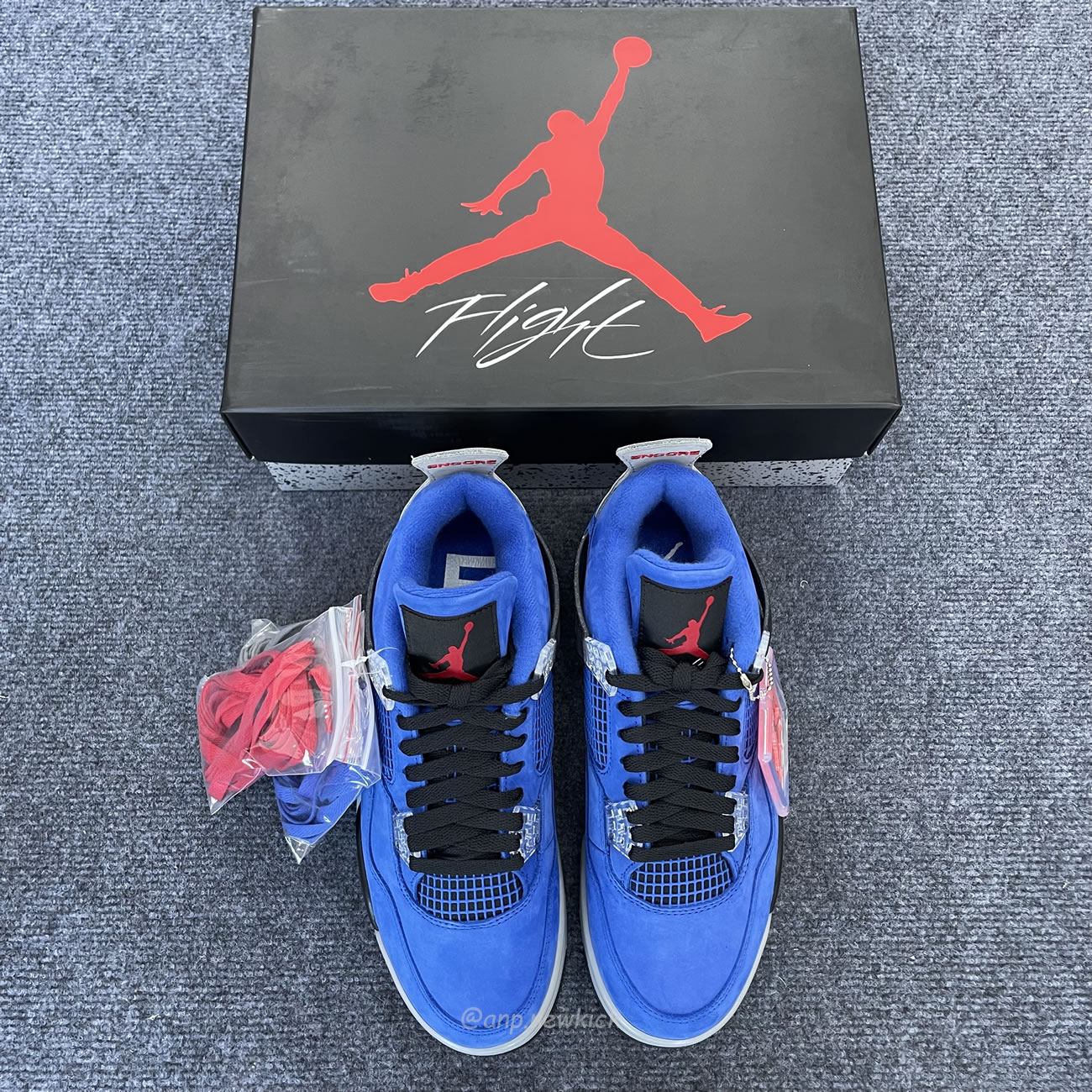 Air Jordan 4 Retro Eminem Encore Deep Royal Blue Black (4) - www.newkick.org