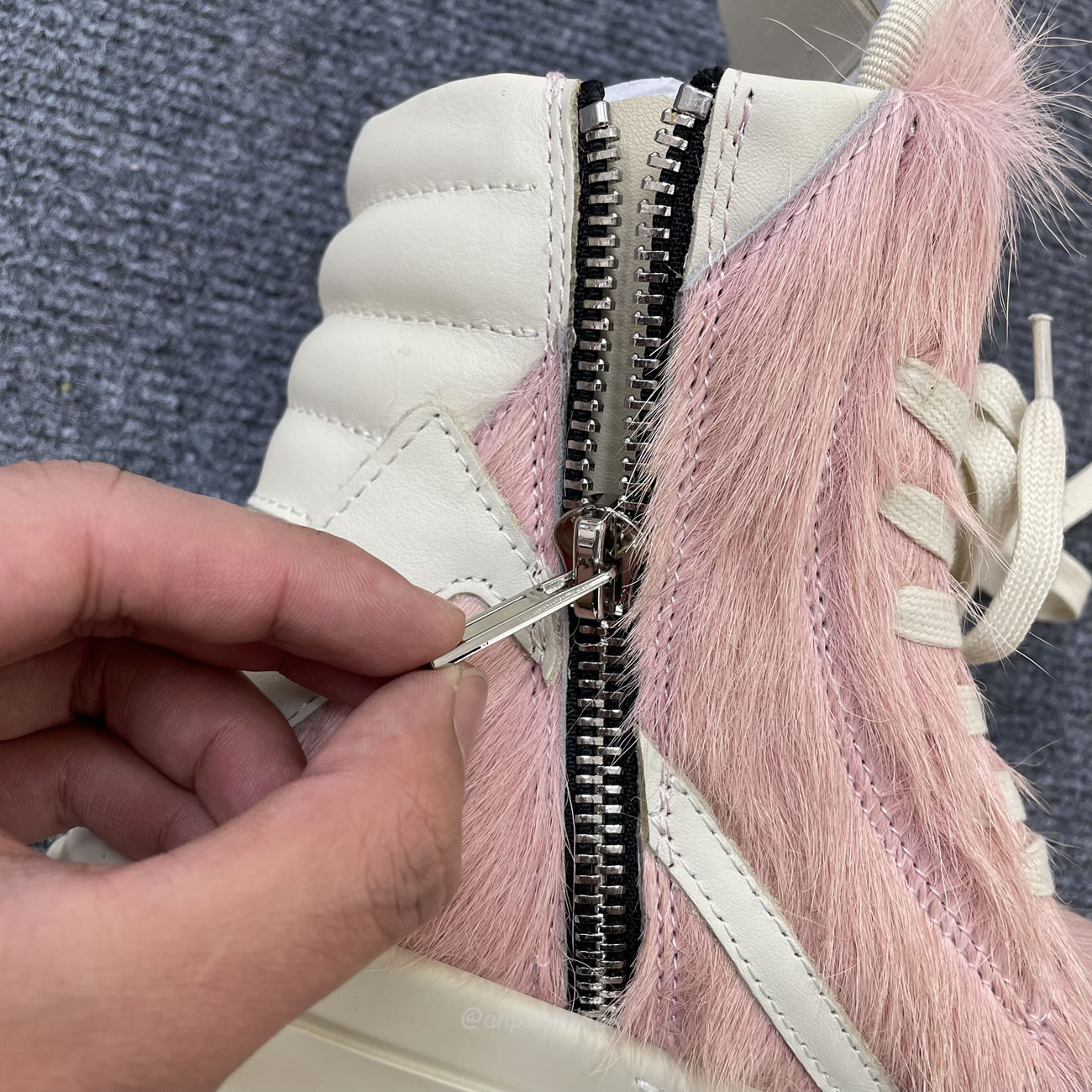 Rick Owens Geobasket Kuhfell Dusty Rosa Milch Rr02b2894lhl 8311 (2) - www.newkick.vip Rick Owens Geobasket Kuhfell Dusty Rosa Milch Rr02b2894lhl 8311 (2) - www.newkick.vip
