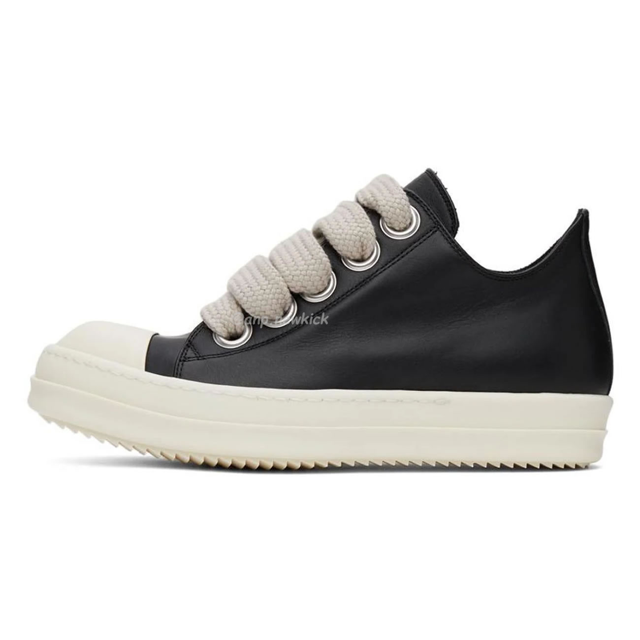 Rick Owens Jumbo Lace Padded Sneaks Low Black Acid Milk Ru02c7893 (22) - www.newkick.org Rick Owens Jumbo Lace Padded Sneaks Low Black Acid Milk Ru02c7893 (22) - www.newkick.org