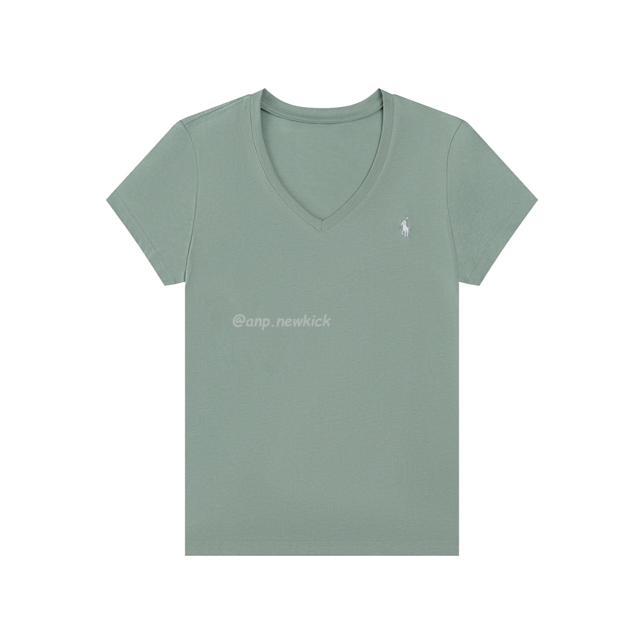 Ralph Lauren Classic Pony Womens V Neck Short Sleeved T Shirt (5) - www.newkick.org