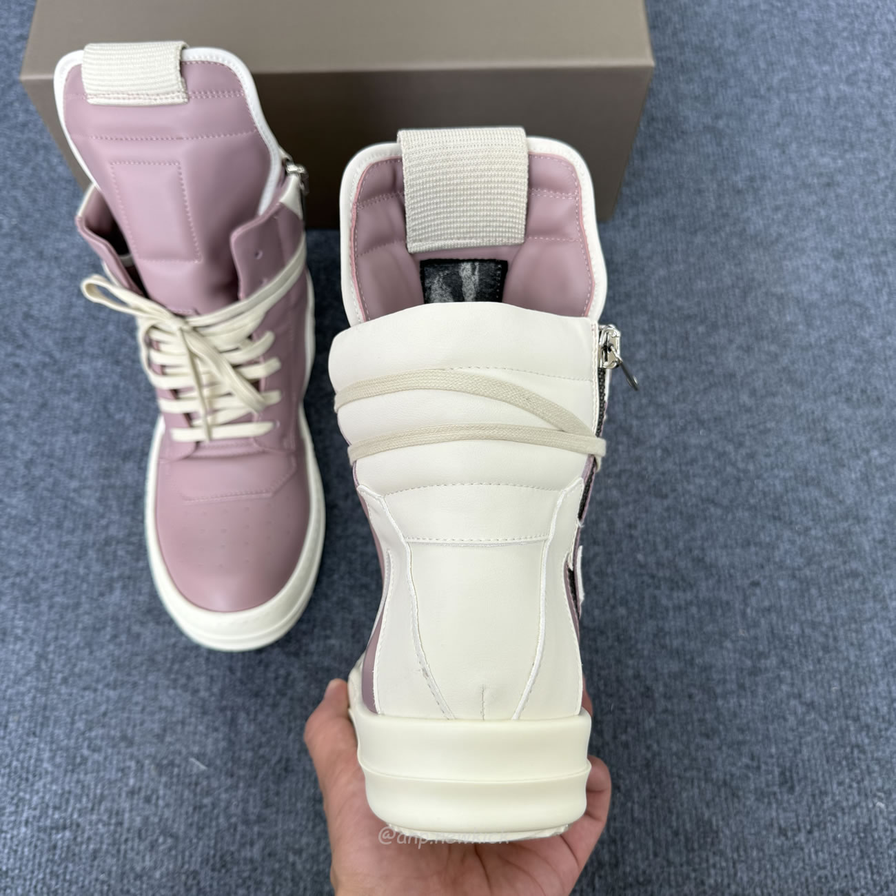Rick Owens Geobasket Sneakers Pink (6) - www.newkick.org Rick Owens Geobasket Sneakers Pink (6) - www.newkick.org
