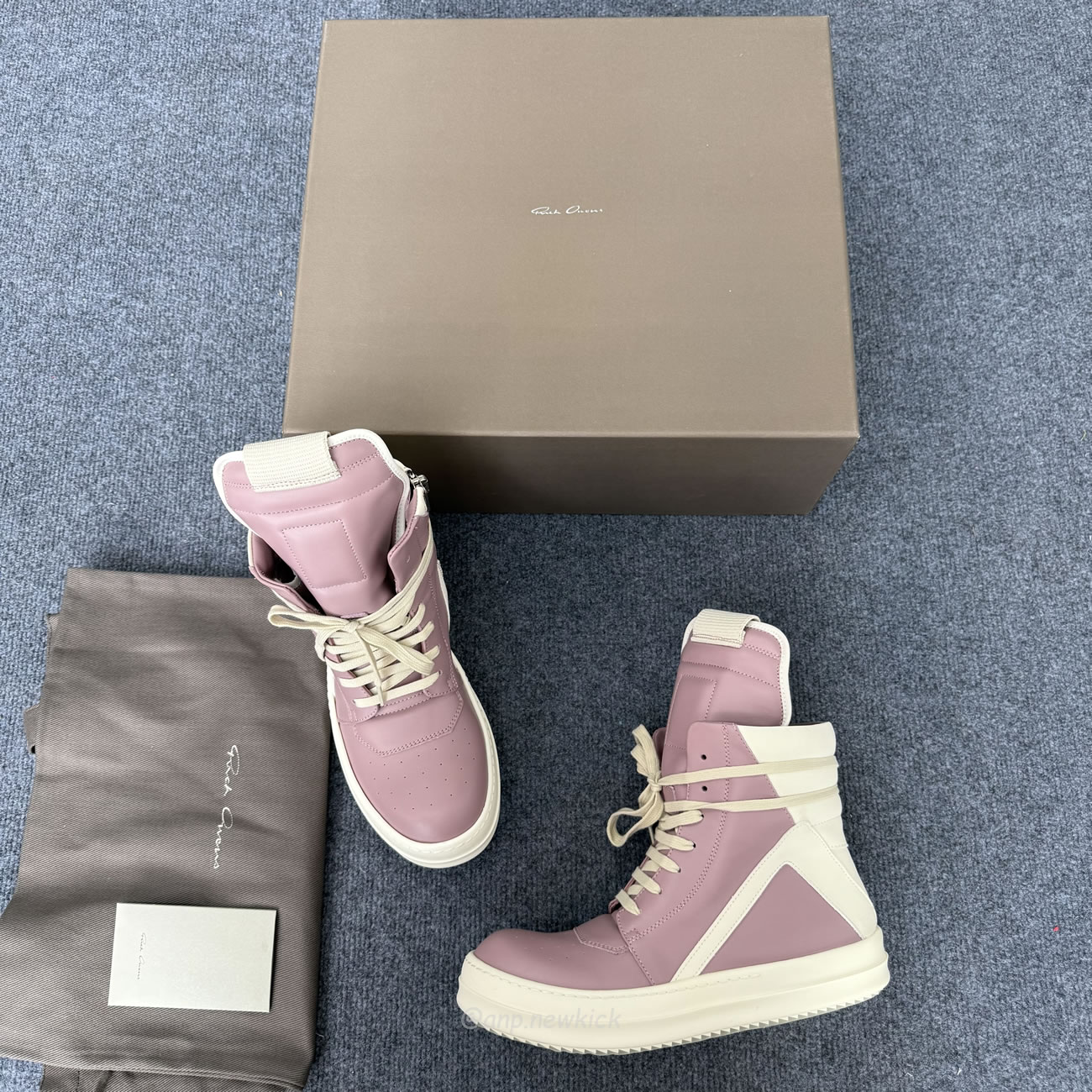 Rick Owens Geobasket Sneakers Pink (7) - www.newkick.org Rick Owens Geobasket Sneakers Pink (7) - www.newkick.org