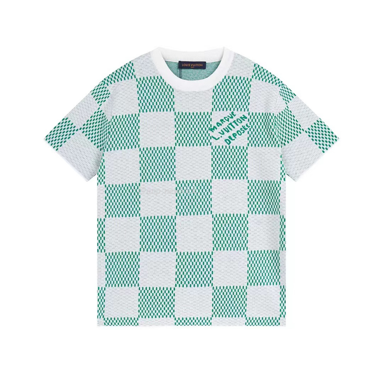 Louis Vuitton Round Necked Checkerboard T Shirt (6) - www.newkick.org Louis Vuitton Round Necked Checkerboard T Shirt (6) - www.newkick.org