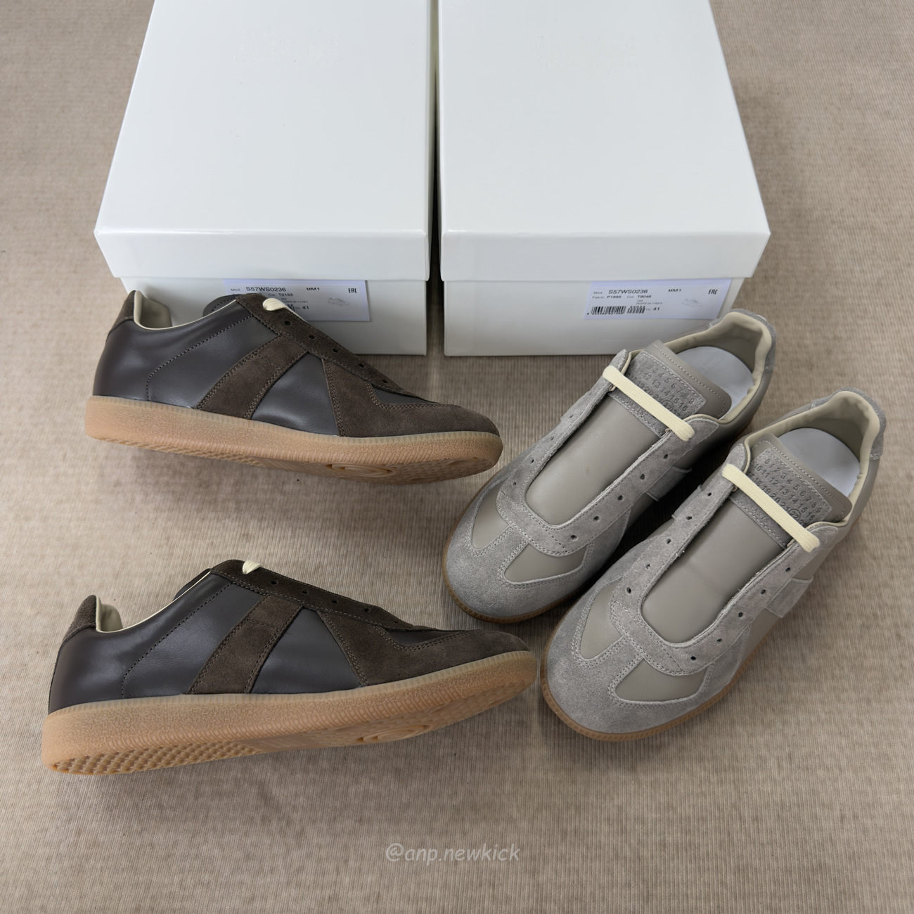 Maison Margiela Replica Ghost Grey Dark Brown S57ws0236 P1895 T8147 (11) - www.newkick.org Maison Margiela Replica Ghost Grey Dark Brown S57ws0236 P1895 T8147 (11) - www.newkick.org