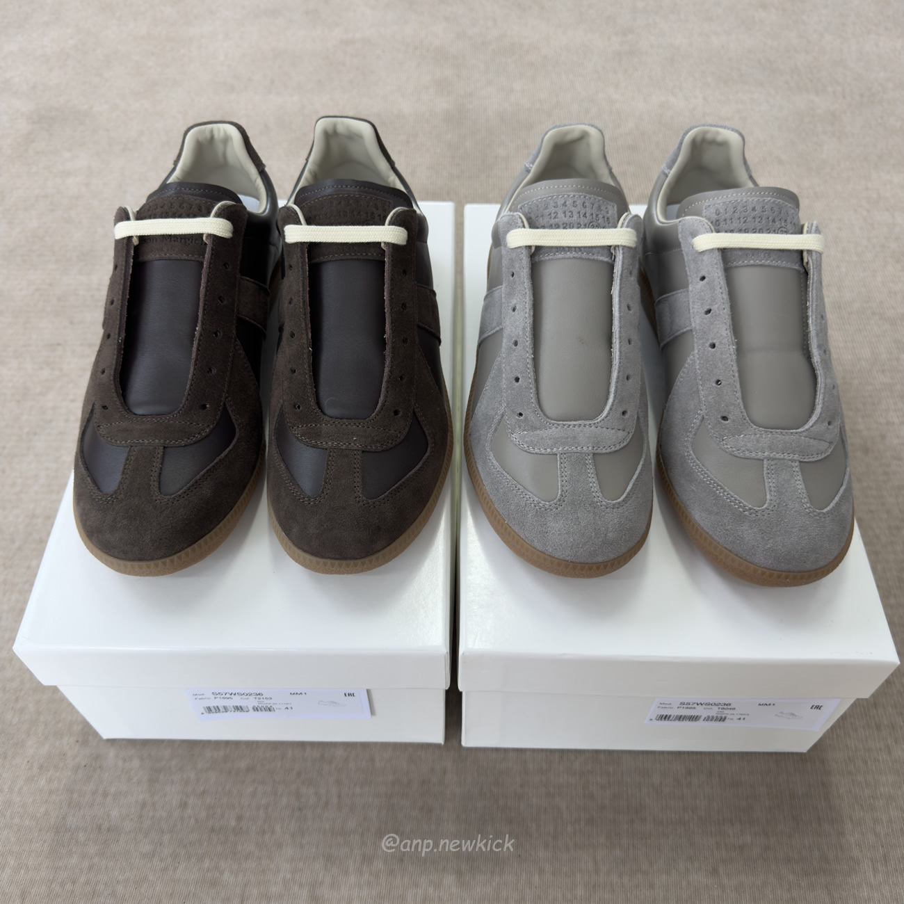 Maison Margiela Replica Ghost Grey Dark Brown S57ws0236 P1895 T8147 (12) - www.newkick.org Maison Margiela Replica Ghost Grey Dark Brown S57ws0236 P1895 T8147 (12) - www.newkick.org