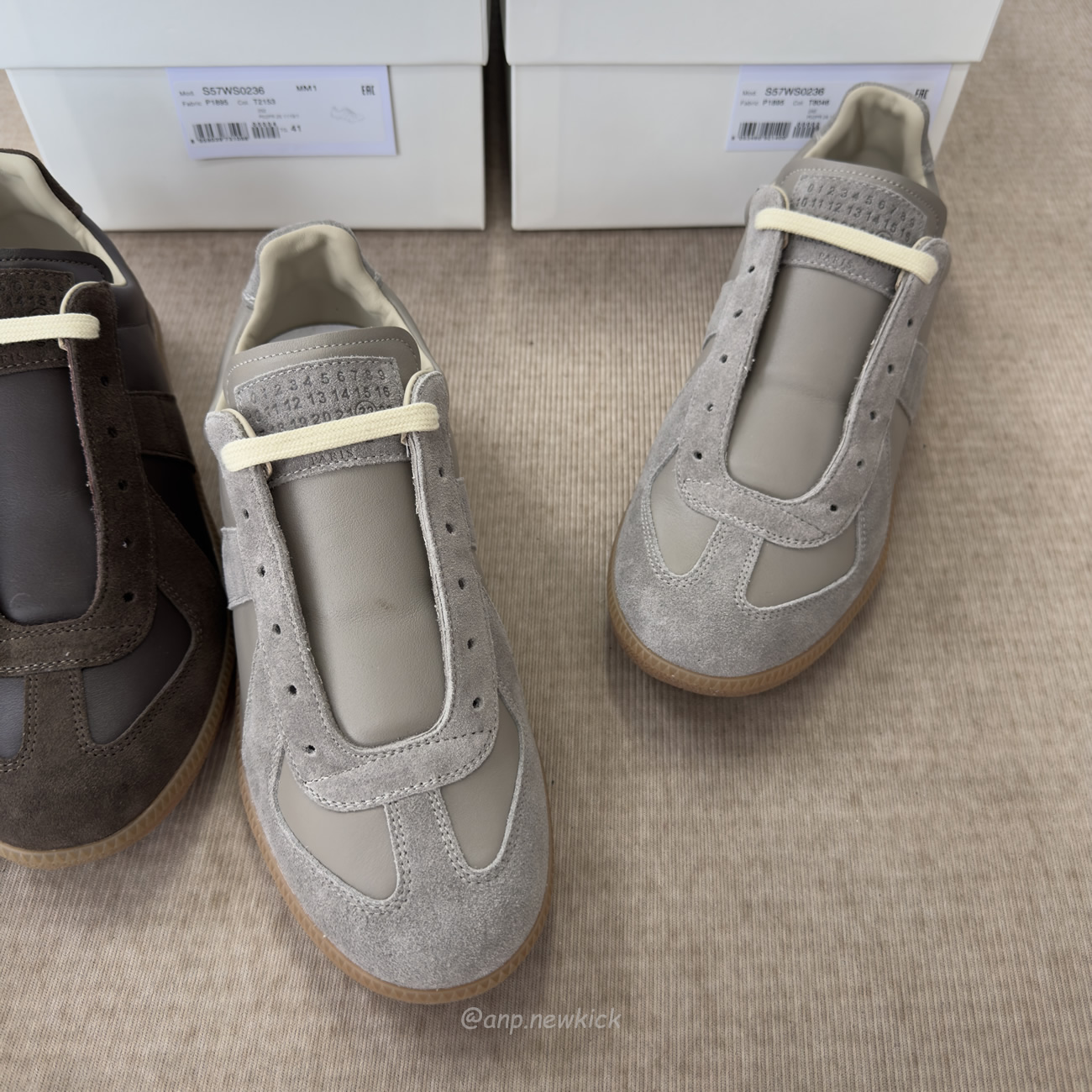 Maison Margiela Replica Ghost Grey Dark Brown S57ws0236 P1895 T8147 (8) - www.newkick.org Maison Margiela Replica Ghost Grey Dark Brown S57ws0236 P1895 T8147 (8) - www.newkick.org
