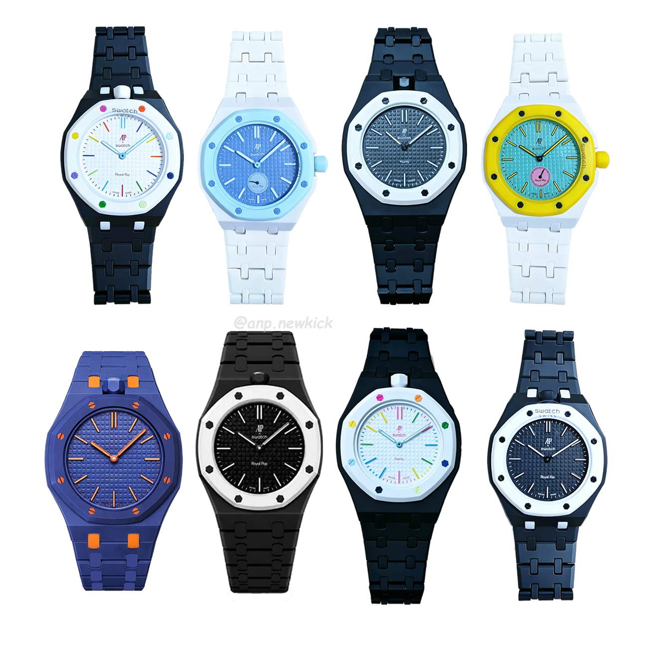Audemars Piguet X Swatch Royal Pop Collection Watches (1) - www.newkick.org Audemars Piguet X Swatch Royal Pop Collection Watches (1) - www.newkick.org