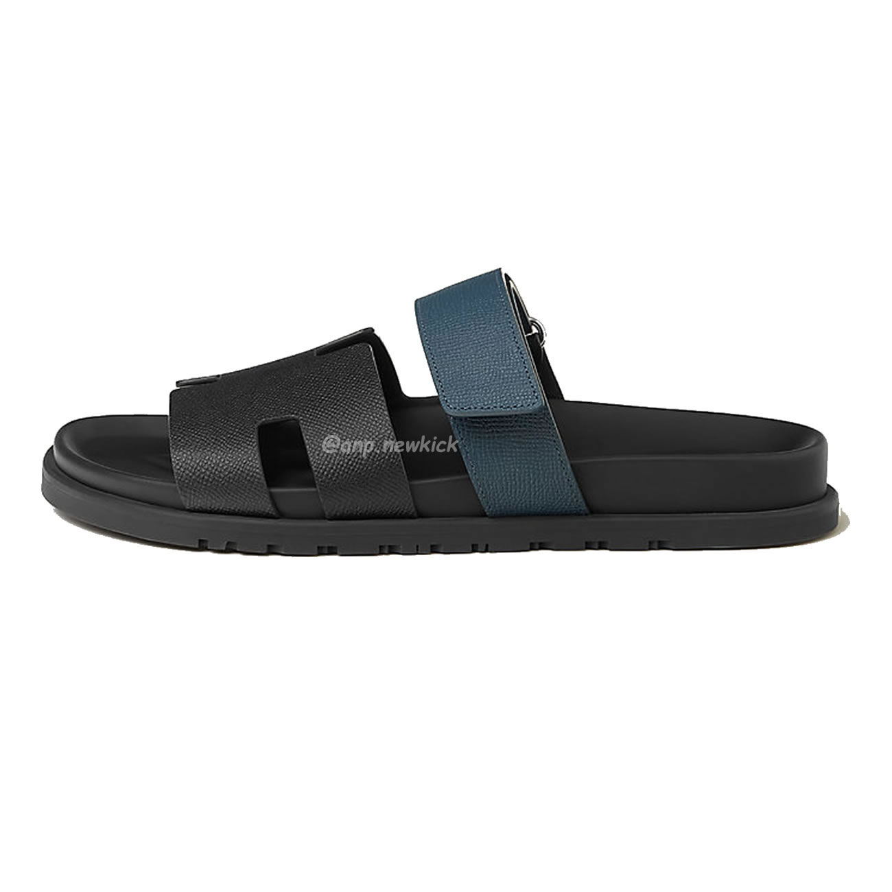 Hermes Chypre Sandal Noir Bleu Celeste (1) - www.newkick.org Hermes Chypre Sandal Noir Bleu Celeste (1) - www.newkick.org