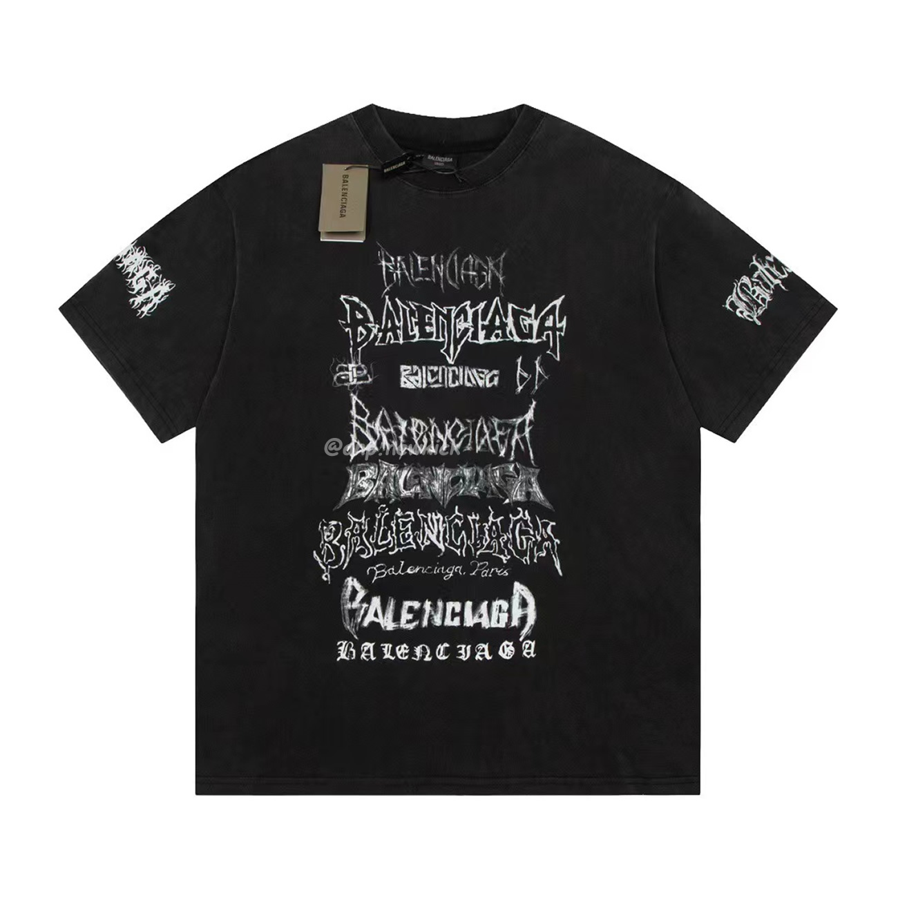 Balenciaga Sanskrit Alphabet Full Body Print Short Sleeve T Shirt (1) - www.newkick.vip Balenciaga Sanskrit Alphabet Full Body Print Short Sleeve T Shirt (1) - www.newkick.vip