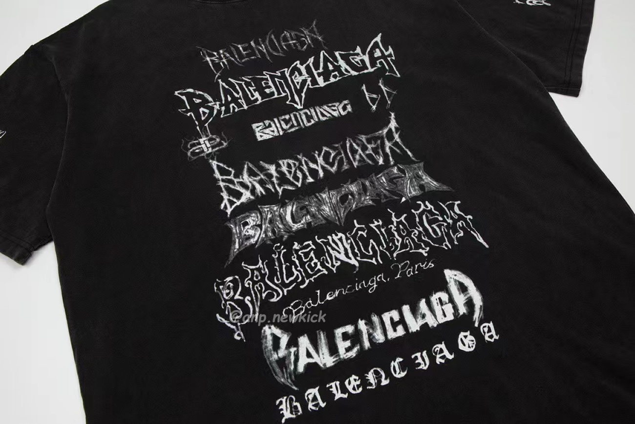 Balenciaga Sanskrit Alphabet Full Body Print Short Sleeve T Shirt (3) - www.newkick.vip Balenciaga Sanskrit Alphabet Full Body Print Short Sleeve T Shirt (3) - www.newkick.vip