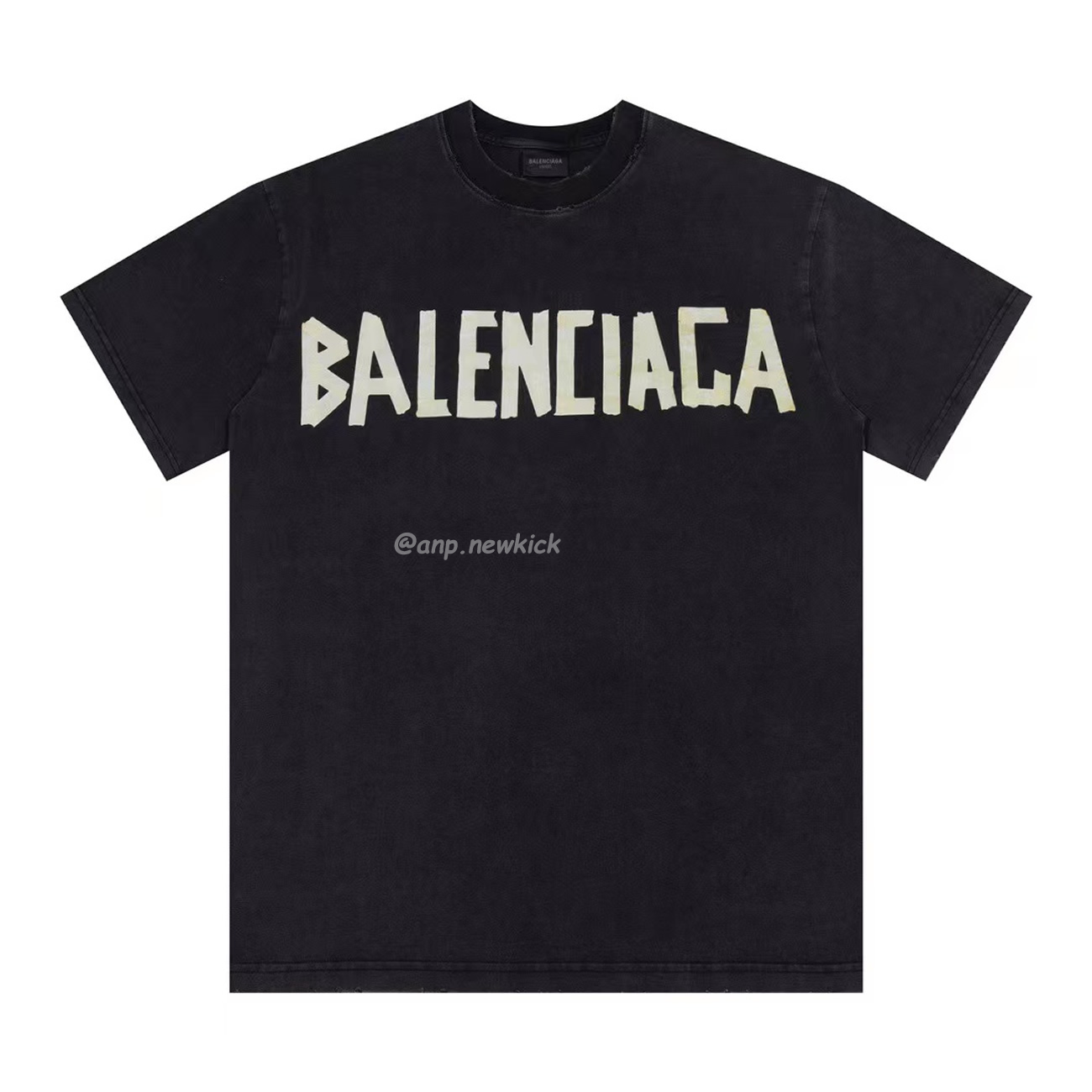 Balenciaga Tape Type T Shirt Black (1) - www.newkick.org Balenciaga Tape Type T Shirt Black (1) - www.newkick.org