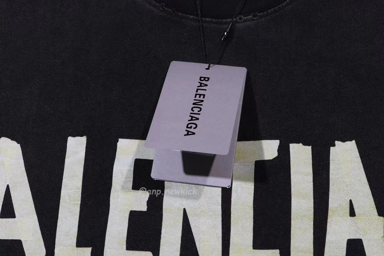 Balenciaga Tape Type T Shirt Black (6) - www.newkick.org Balenciaga Tape Type T Shirt Black (6) - www.newkick.org