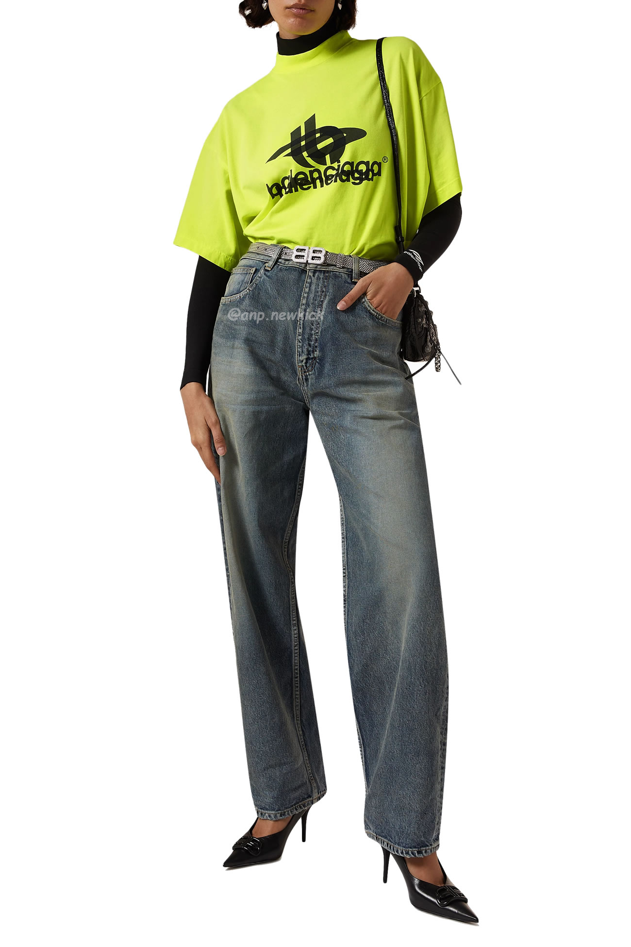 Balenciaga 23ss Tape Printed Overlapping T Shirt (4) - www.newkick.org Balenciaga 23ss Tape Printed Overlapping T Shirt (4) - www.newkick.org