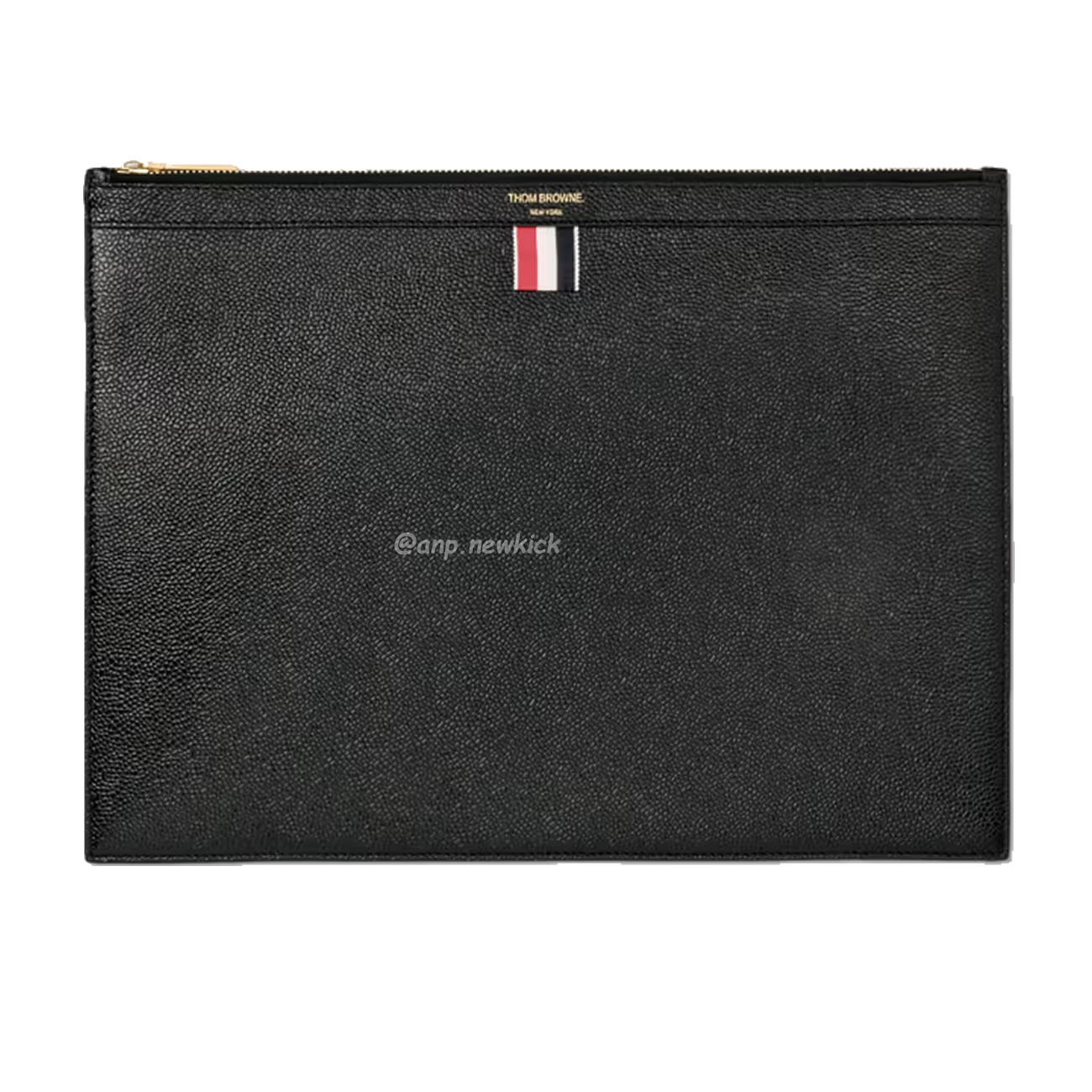 Thom Browne Logo Stamp Leather Document Holder (1) - www.newkick.org Thom Browne Logo Stamp Leather Document Holder (1) - www.newkick.org