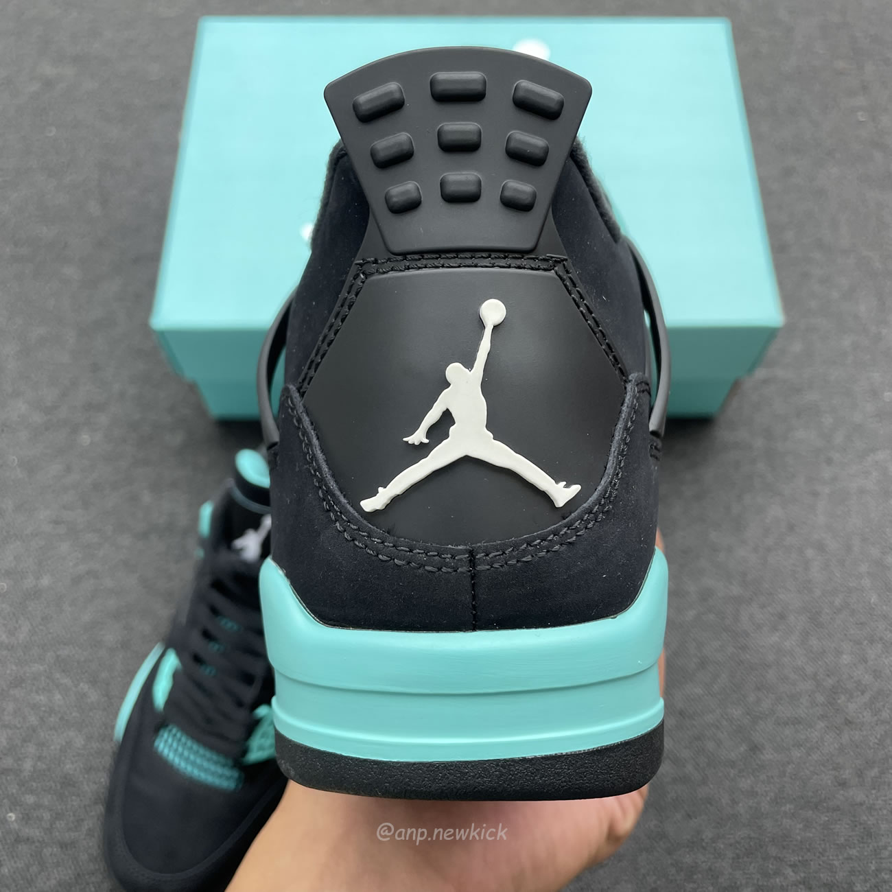 Air Jordan 4 Retro Tiffany Black Green (3) - www.newkick.org Air Jordan 4 Retro Tiffany Black Green (3) - www.newkick.org