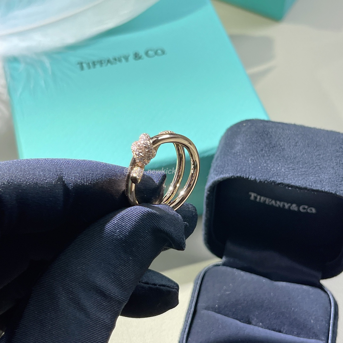 Tiffany T Rose Gold Diamond Double Row Ring (6) - www.newkick.org Tiffany T Rose Gold Diamond Double Row Ring (6) - www.newkick.org