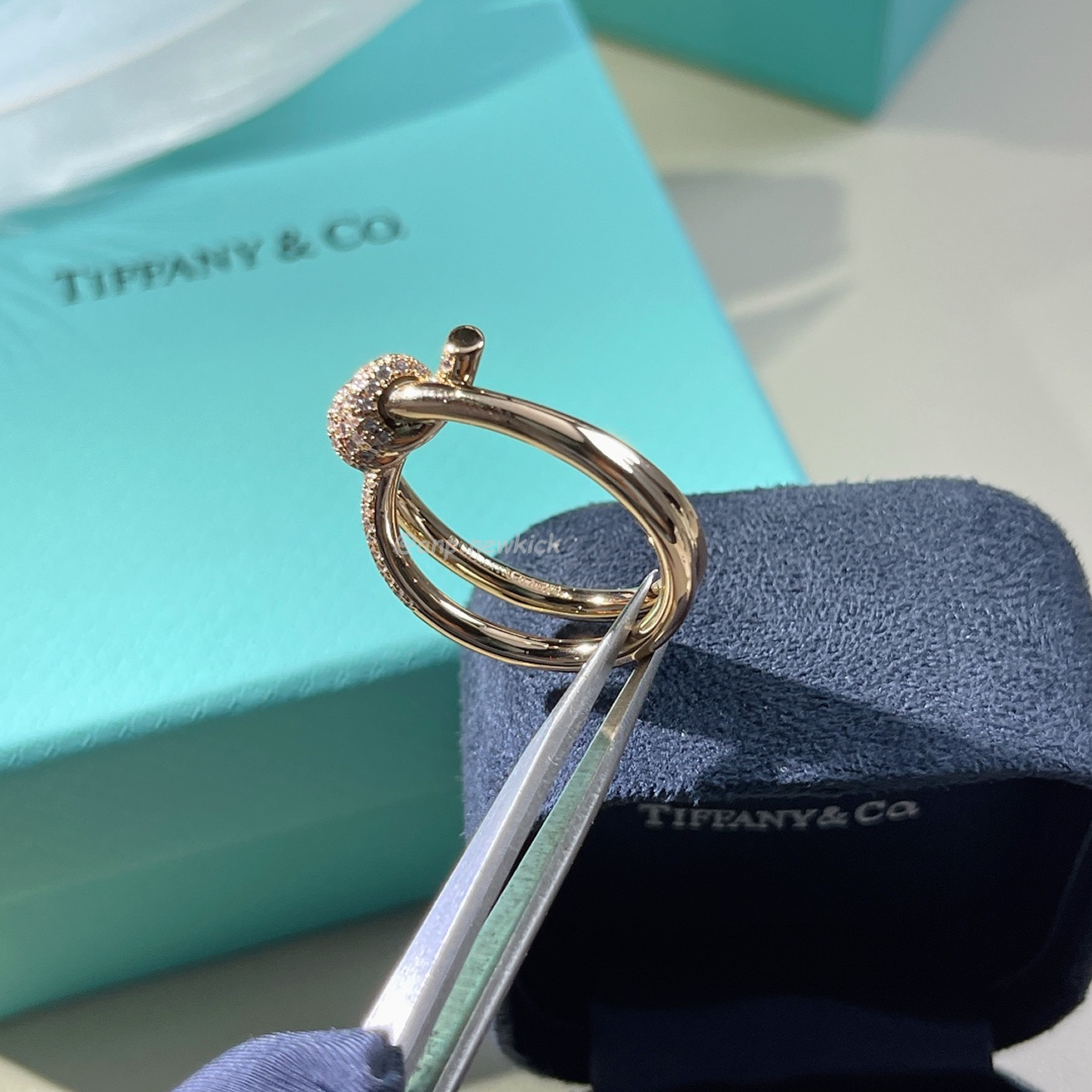 Tiffany T Rose Gold Diamond Double Row Ring (8) - www.newkick.org Tiffany T Rose Gold Diamond Double Row Ring (8) - www.newkick.org