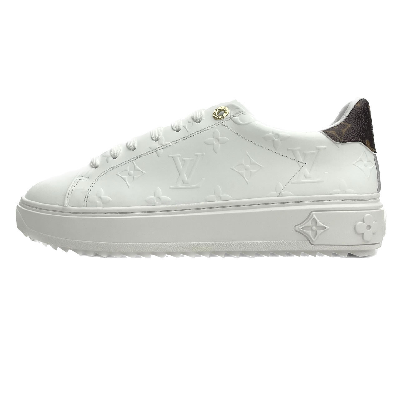 Louis Vuitton Time Out Debossed Monogram Leather White (1) - www.newkick.org Louis Vuitton Time Out Debossed Monogram Leather White (1) - www.newkick.org