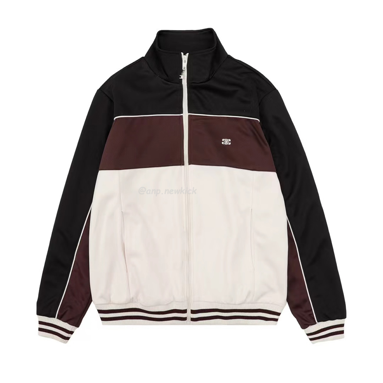 Celine Triomphe Logo Embroidered Zip Up Track Jacket (1) - www.newkick.org Celine Triomphe Logo Embroidered Zip Up Track Jacket (1) - www.newkick.org
