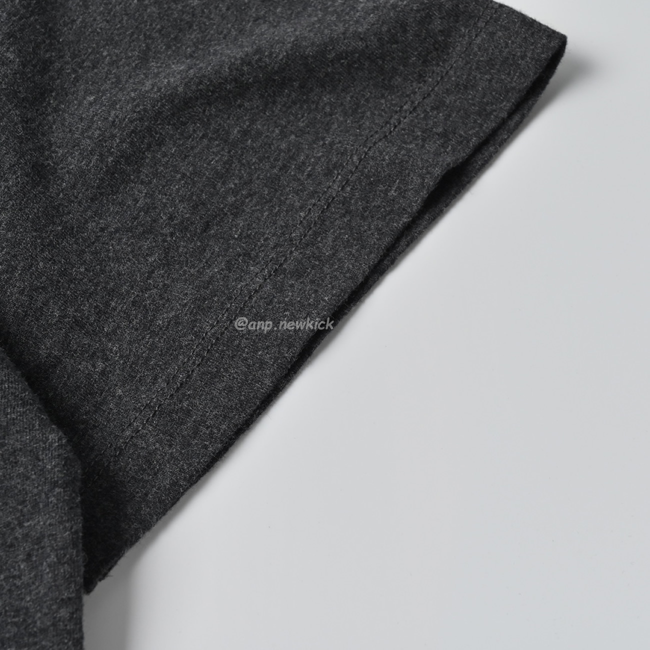 Loewe 24ss Two Tone Embroidered Logo Dark Gray Short Sleeved T Shirt (5) - www.newkick.org