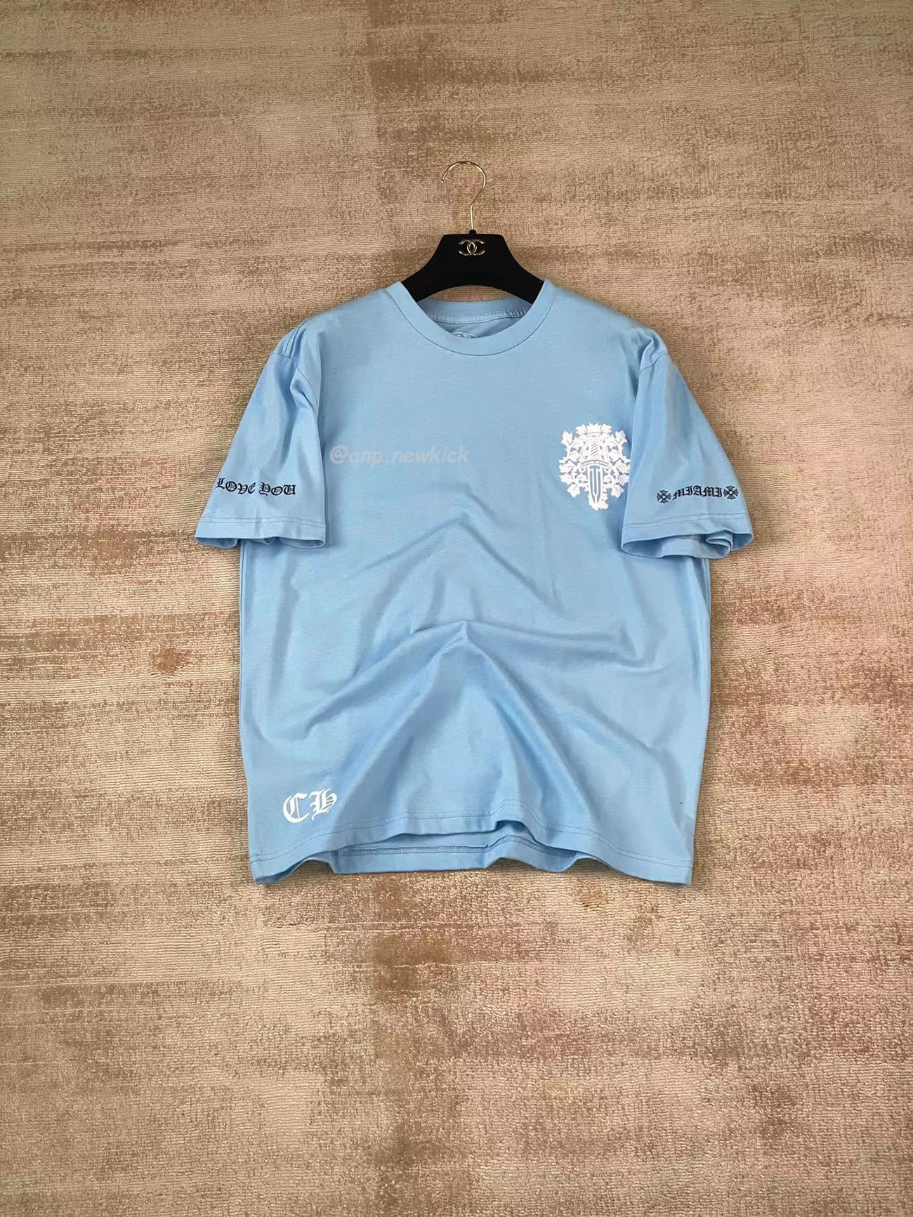 Chrome Hearts Vine Dagger T Shirt Baby Blue (10) - www.newkick.org Chrome Hearts Vine Dagger T Shirt Baby Blue (10) - www.newkick.org