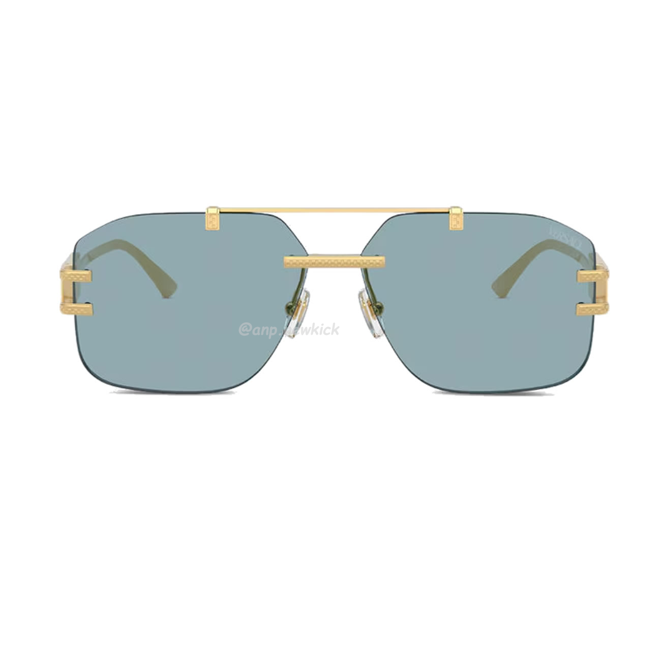 Versace Damier Plaque Sunglasses Black Gold (1) - www.newkick.org Versace Damier Plaque Sunglasses Black Gold (1) - www.newkick.org