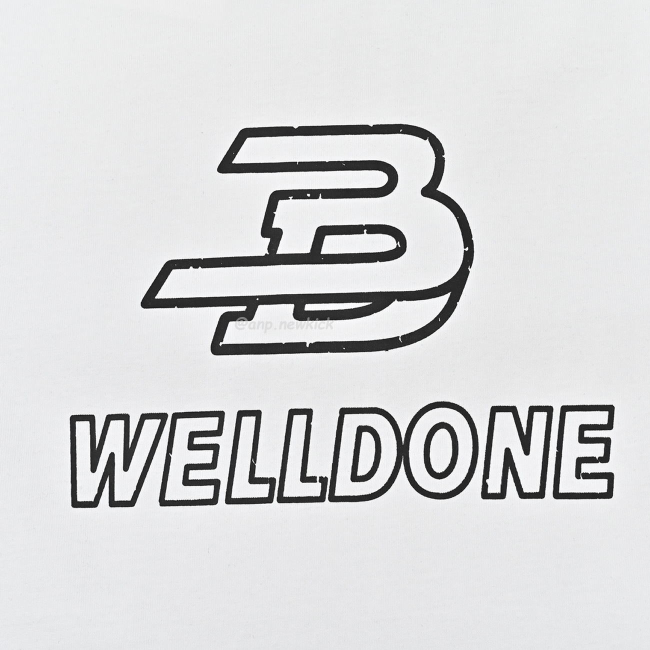Welldone Letter Printing Black White T Shirt (7) - www.newkick.org Welldone Letter Printing Black White T Shirt (7) - www.newkick.org