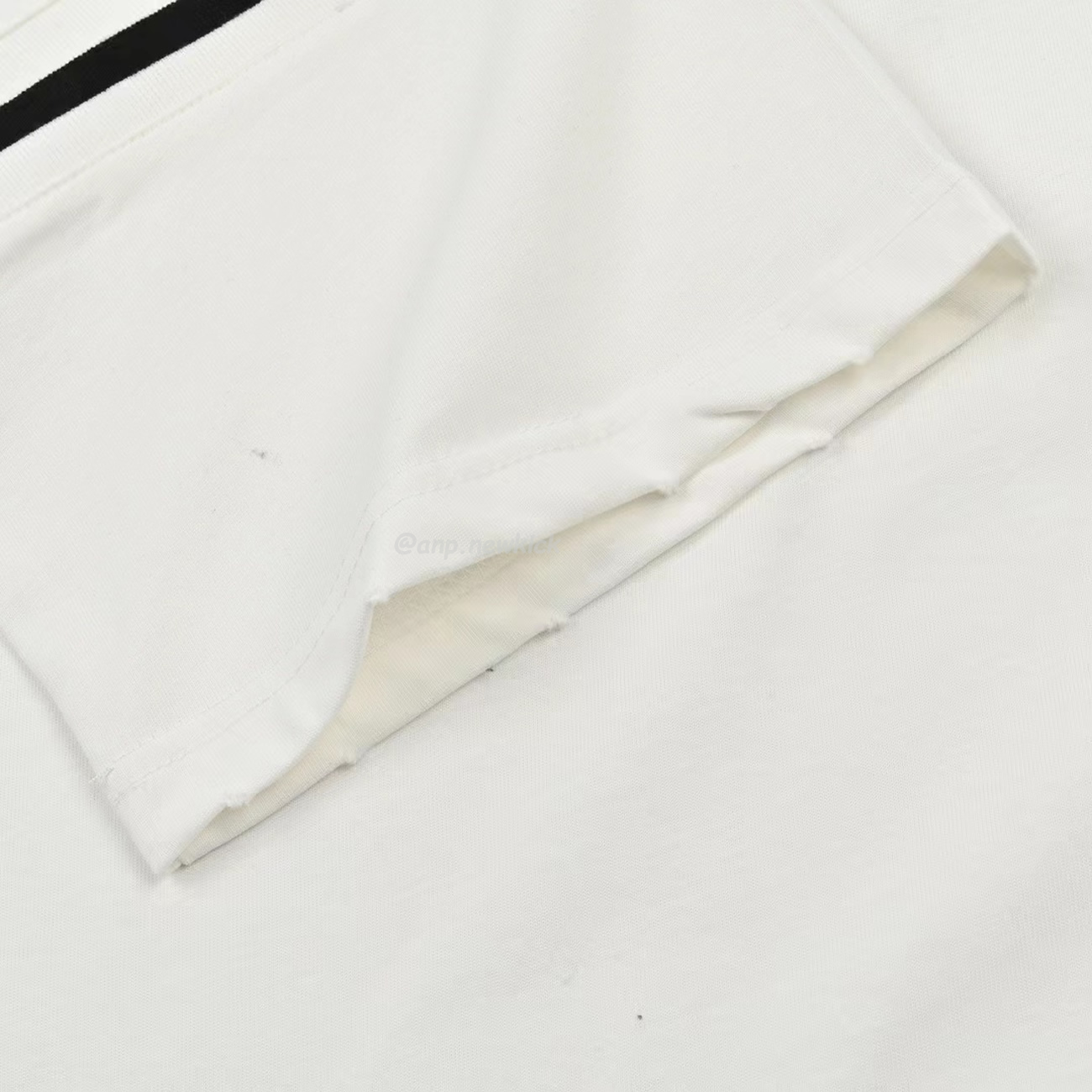 Dior Wide Body Bamboo Pure Cotton Plain Weave Fabric T Shirt White Navy (4) - www.newkick.org Dior Wide Body Bamboo Pure Cotton Plain Weave Fabric T Shirt White Navy (4) - www.newkick.org