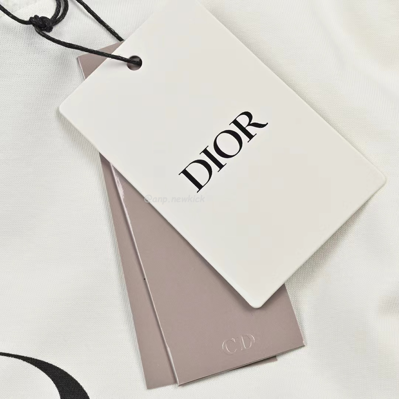 Dior Wide Body Bamboo Pure Cotton Plain Weave Fabric T Shirt White Navy (6) - www.newkick.org Dior Wide Body Bamboo Pure Cotton Plain Weave Fabric T Shirt White Navy (6) - www.newkick.org