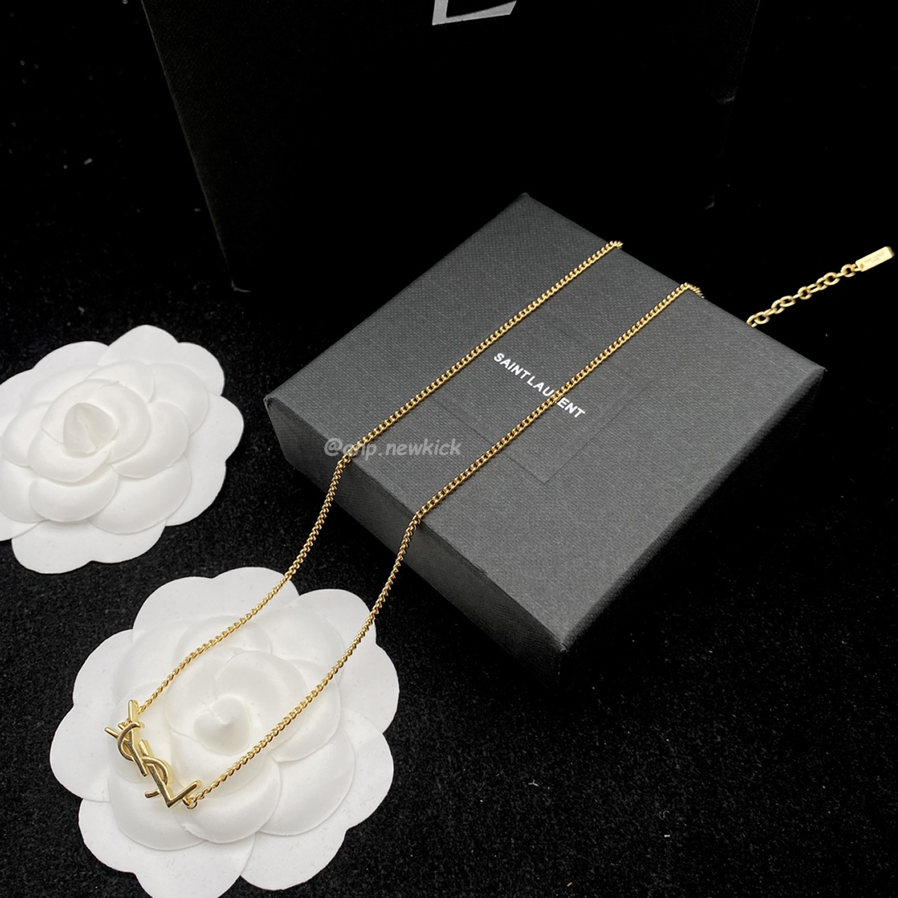 Saint Laurent Necklace Bracelet Suit (3) - www.newkick.vip