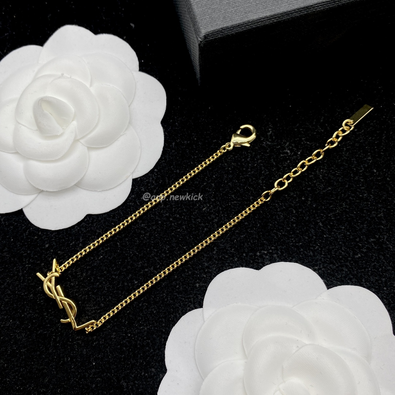 Saint Laurent Necklace Bracelet Suit (5) - www.newkick.vip