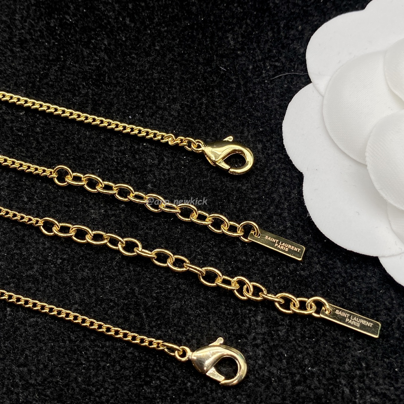 Saint Laurent Necklace Bracelet Suit (7) - www.newkick.vip