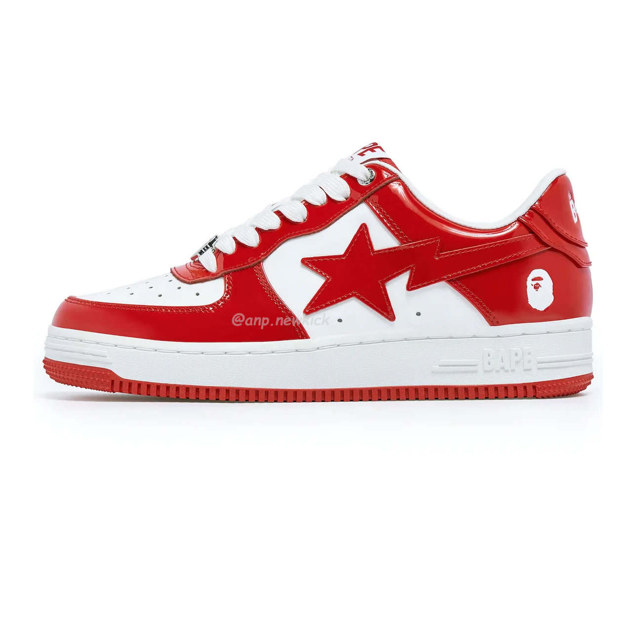 A Bathing Ape Bape Sta Patent Leather White Red 1i70 291 021 (0) - www.newkick.org A Bathing Ape Bape Sta Patent Leather White Red 1i70 291 021 (0) - www.newkick.org