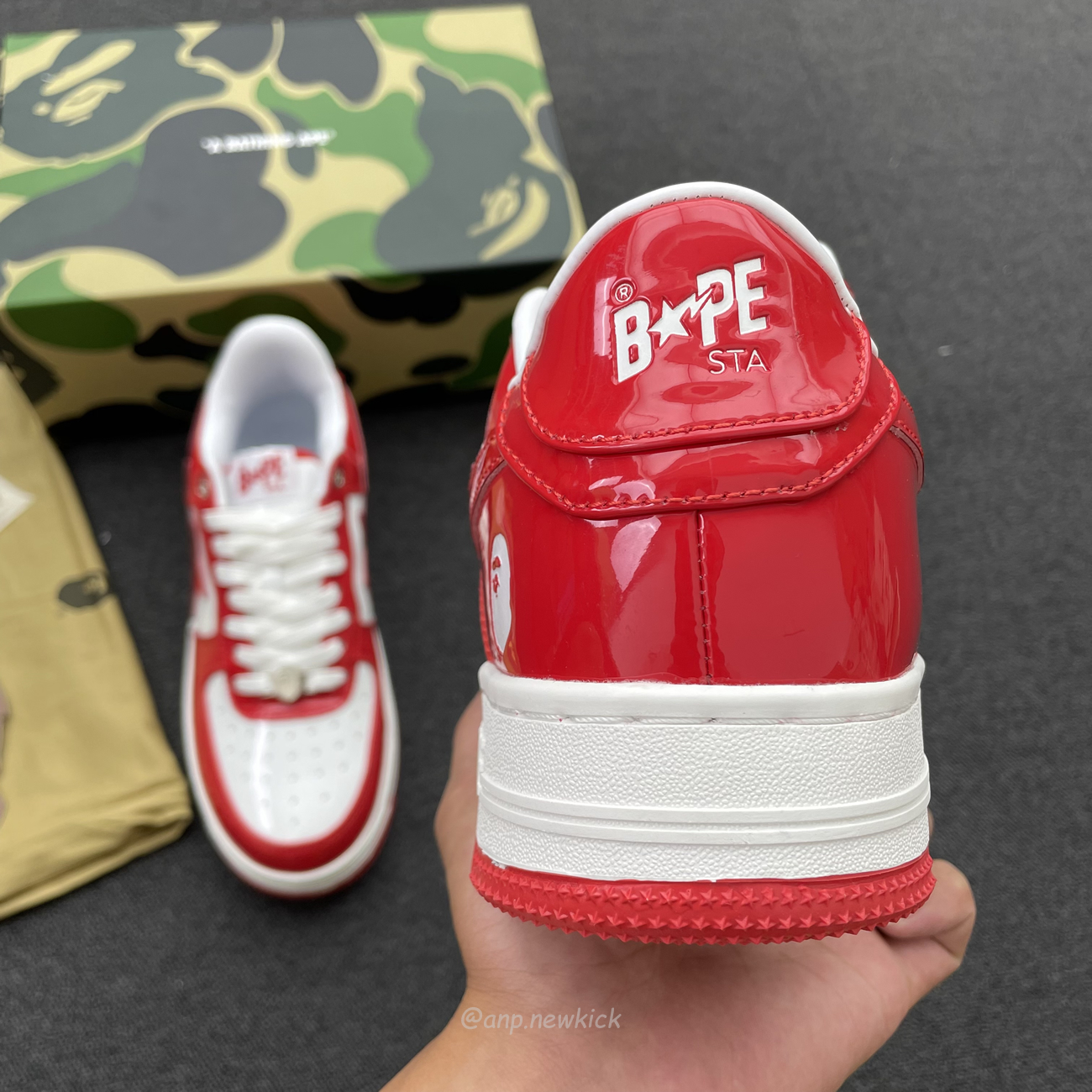 A Bathing Ape Bape Sta Patent Leather White Red 1i70 291 021 (3) - www.newkick.org A Bathing Ape Bape Sta Patent Leather White Red 1i70 291 021 (3) - www.newkick.org