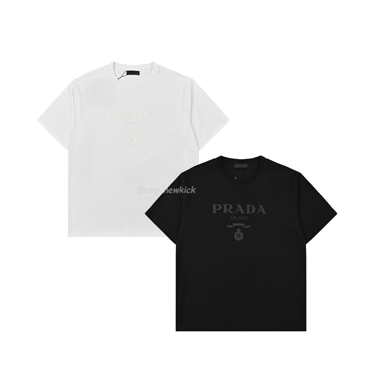 Prada Raised Logo Round Neck T Shirt (1) - www.newkick.org Prada Raised Logo Round Neck T Shirt (1) - www.newkick.org