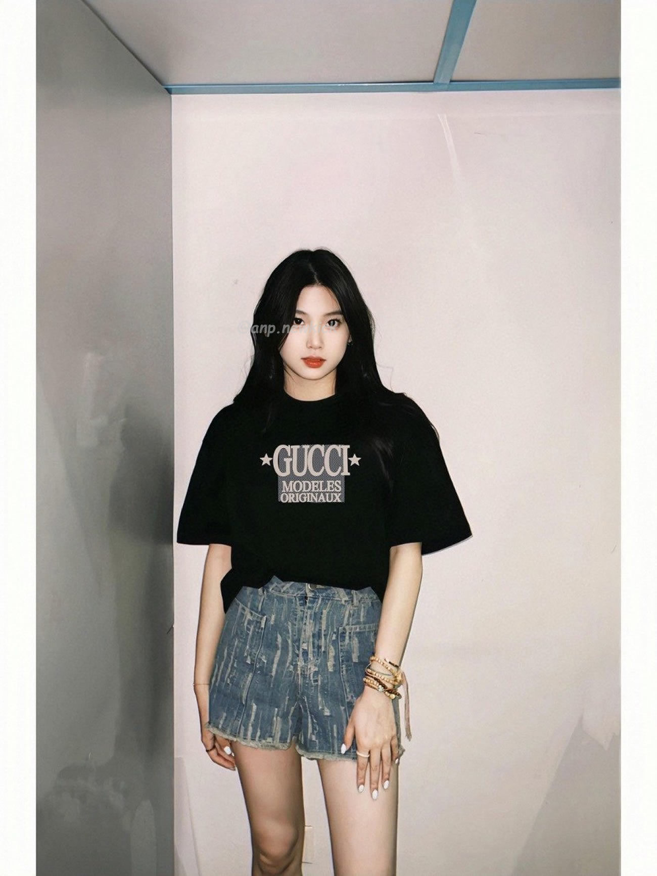 Gucci 24ss Star Tag G Letter Printed Short Sleeved T Shirt (12) - www.newkick.vip Gucci 24ss Star Tag G Letter Printed Short Sleeved T Shirt (12) - www.newkick.vip