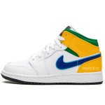 Air Jordan 1 MID GS "Three Peat" White/Court Purple 554725-128 New Release Date